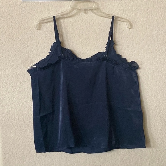 Hayden Los Angeles Navy Blue Ruffled Camisole Size L - Picture 4 of 7